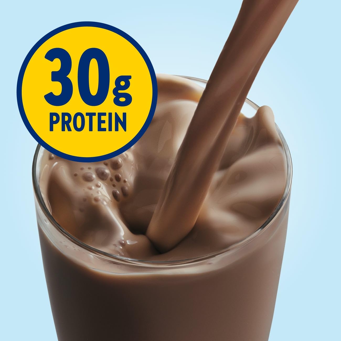 Glucerna Protein Smart Nutrition Shake to Support Blood Sugar Management | Diabetes Care Shake, 30g Protein, Ready-to-Drink Meal or Snack Replacement for Adults, 150 Calories, Chocolate, 12 Pack