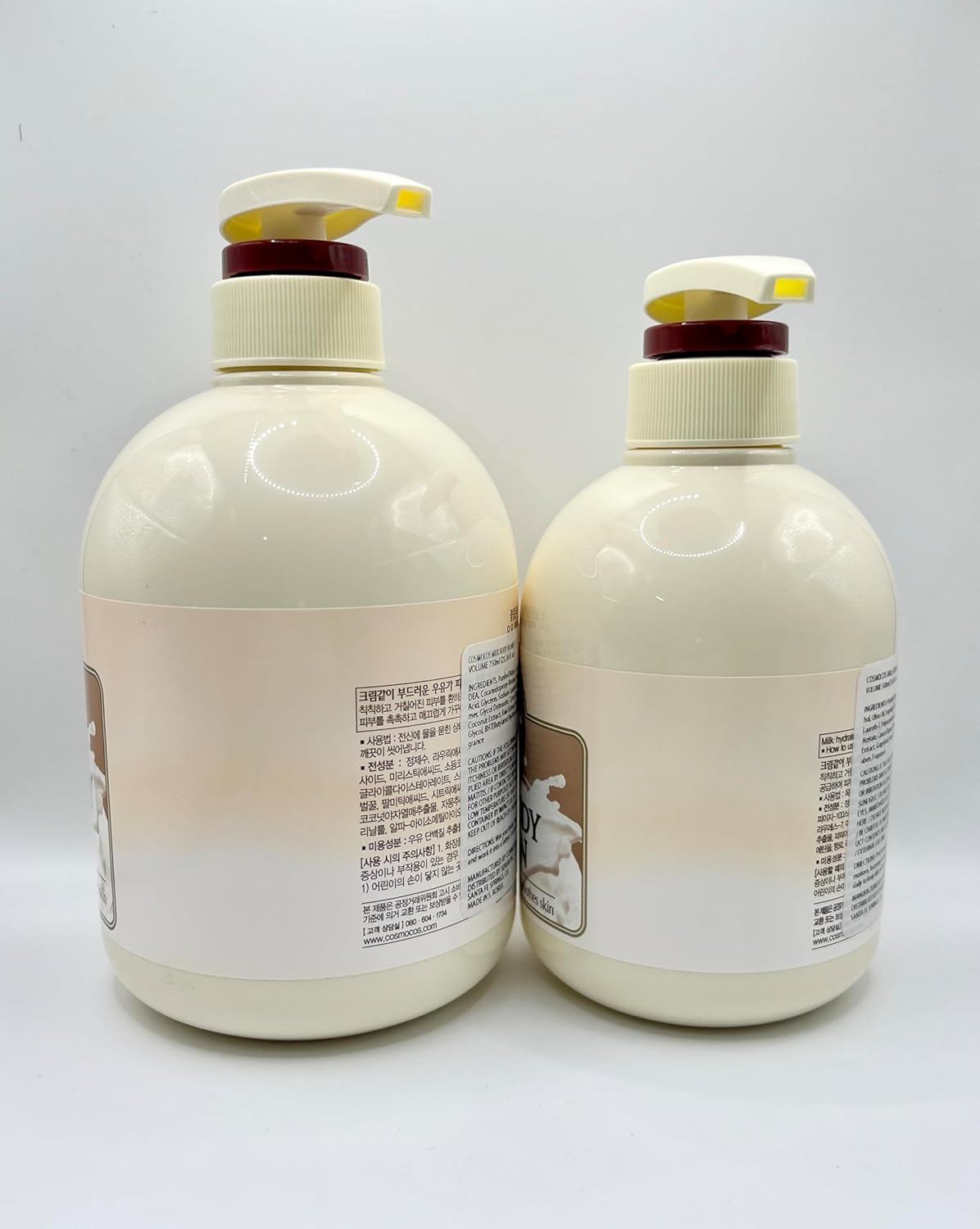 SOMANG MILK BODY SHOWER 750ml + BODY LOTION 500ml SET