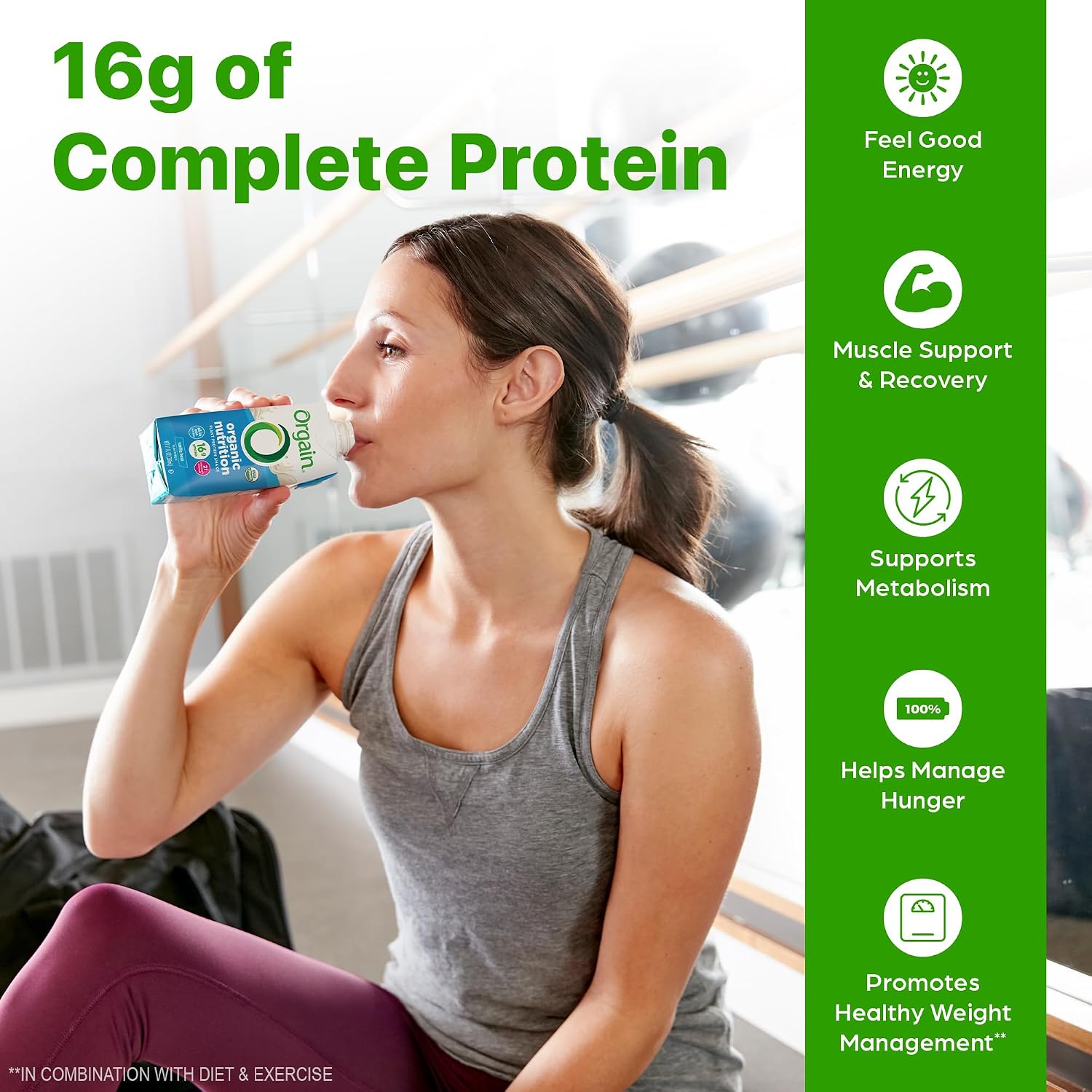 Orgain Organic Nutritional Vegan 16g Protein Shake, Vanilla, 11 oz, 12pk | Ready to drink plant based protein, meal replacement, 21 vitamins & minerals, fruits & vegetables, non-GMO, gluten-free