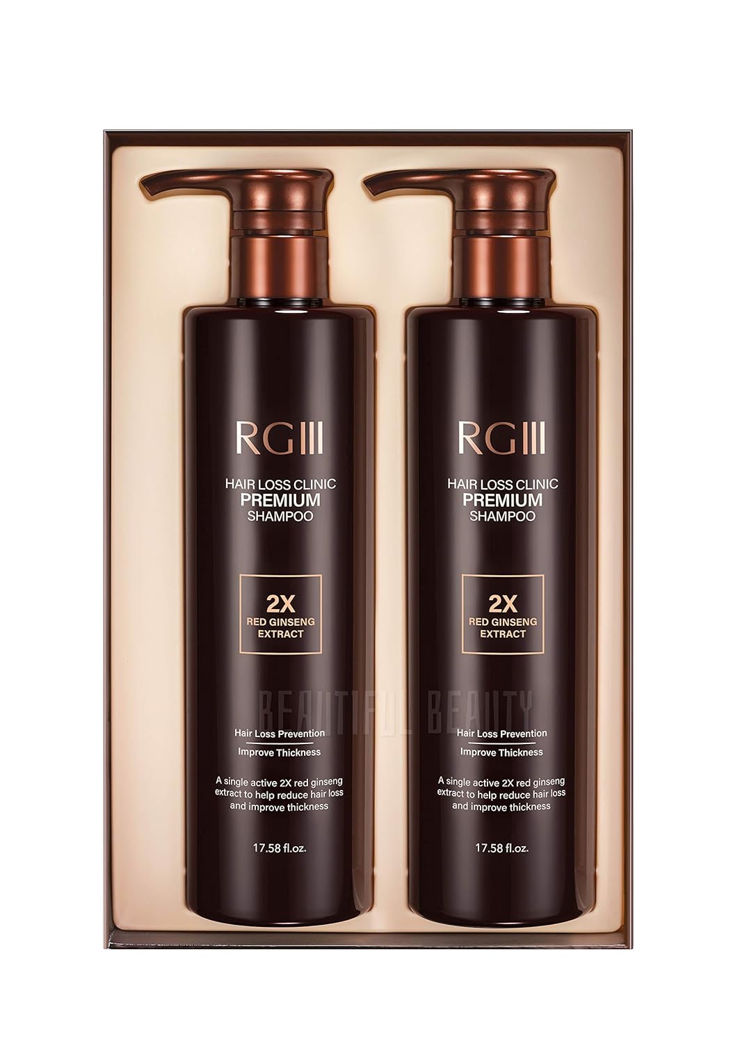 RG3 RGIII PREMIUM HAIR LOSS CLINIC SHAMPOO (ONE BOTTLE)